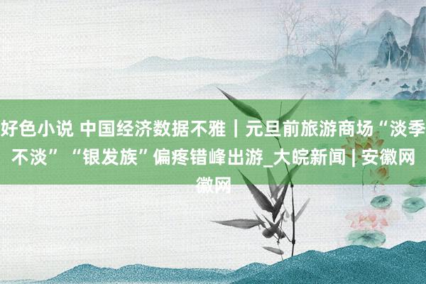 好色小说 中国经济数据不雅｜元旦前旅游商场“淡季不淡” “银发族”偏疼错峰出游_大皖新闻 | 安徽网