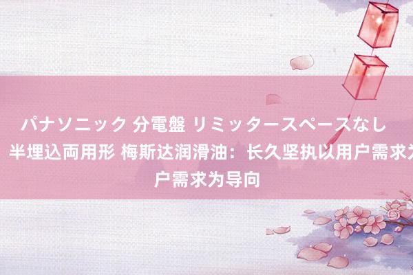 パナソニック 分電盤 リミッタースペースなし 露出・半埋込両用形 梅斯达润滑油：长久坚执以用户需求为导向