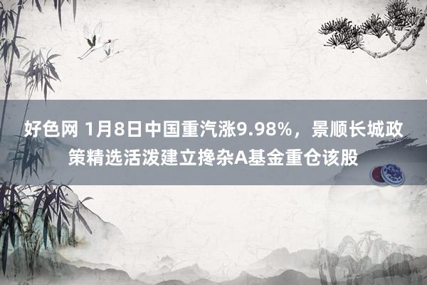 好色网 1月8日中国重汽涨9.98%，景顺长城政策精选活泼建立搀杂A基金重仓该股