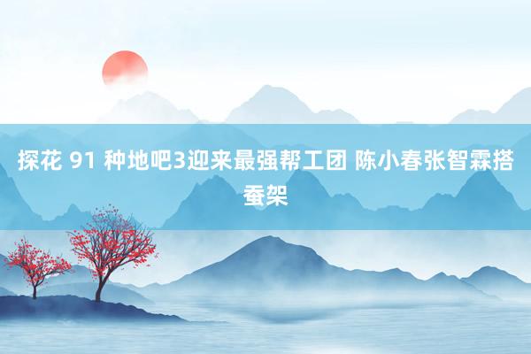 探花 91 种地吧3迎来最强帮工团 陈小春张智霖搭蚕架