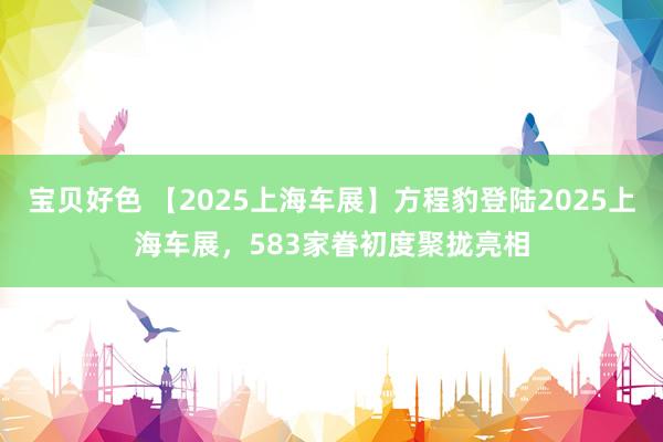 宝贝好色 【2025上海车展】方程豹登陆2025上海车展，583家眷初度聚拢亮相