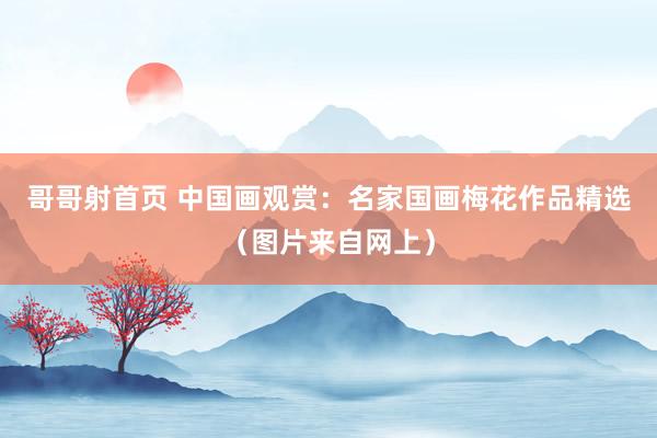 哥哥射首页 中国画观赏：名家国画梅花作品精选（图片来自网上）